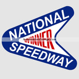 National Speedway Winner New York Drag Strip Car Sticker Stickers