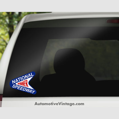 National Speedway Winner New York Drag Racing Sticker Stickers