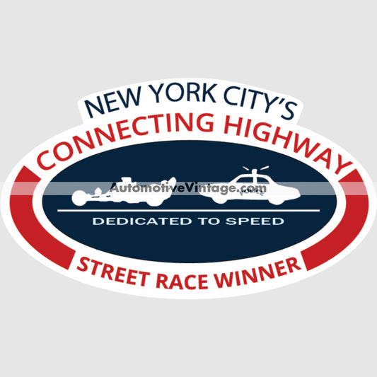 New York City’s Connecting Highway Drag Racing Sticker Sticker Drag Racing Stickers