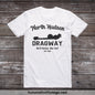 North Hudson Dragway New York Drag Racing T-Shirt White / S