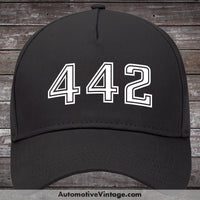 Oldsmobile 442 Late Years Car Model Hat Black
