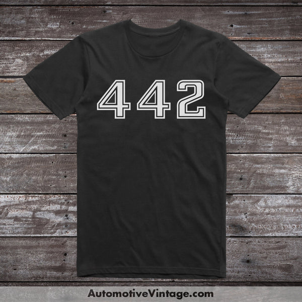 Oldsmobile 442 Late Years Classic Muscle Car T-Shirt Black / S Model T-Shirt