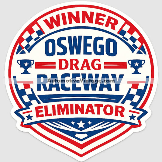 Oswego Raceway Drag Racing Sticker Sticker Drag Racing Stickers