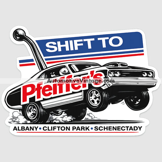 Pfeiffers Auto Supply Parts Car Sticker Sticker Auto Parts Stickers