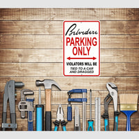 Plymouth Belvedere 1954-55 Parking Metal Sign