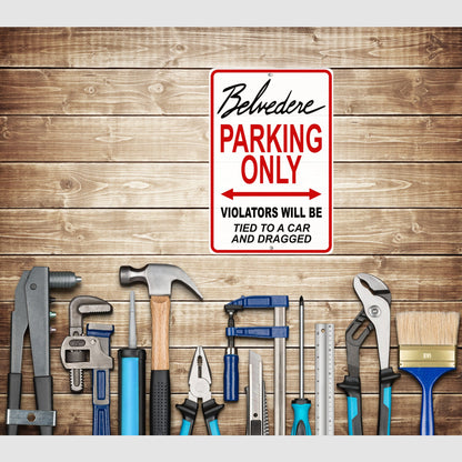 Plymouth Belvedere 1965 Parking Metal Sign