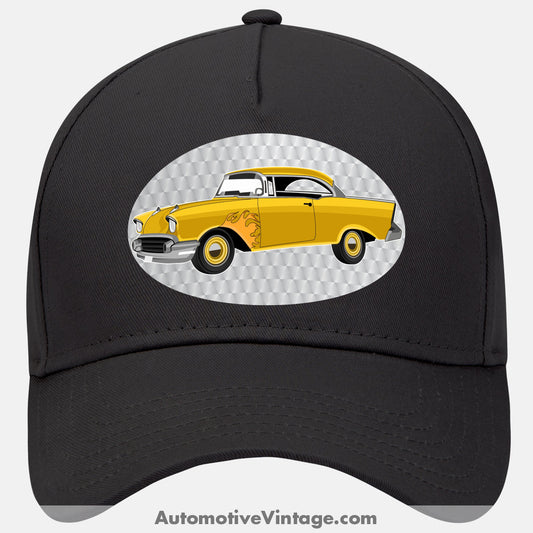 Return To Macon County 57 Chevy Famous Car Hat Black