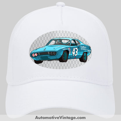 Richard Petty Plymouth Roadrunner Famous Car Hat White