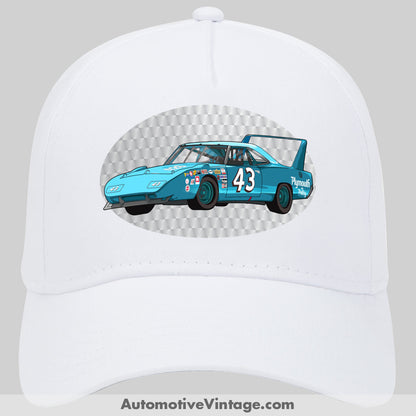 Richard Petty Plymouth Superbird Famous Car Hat White