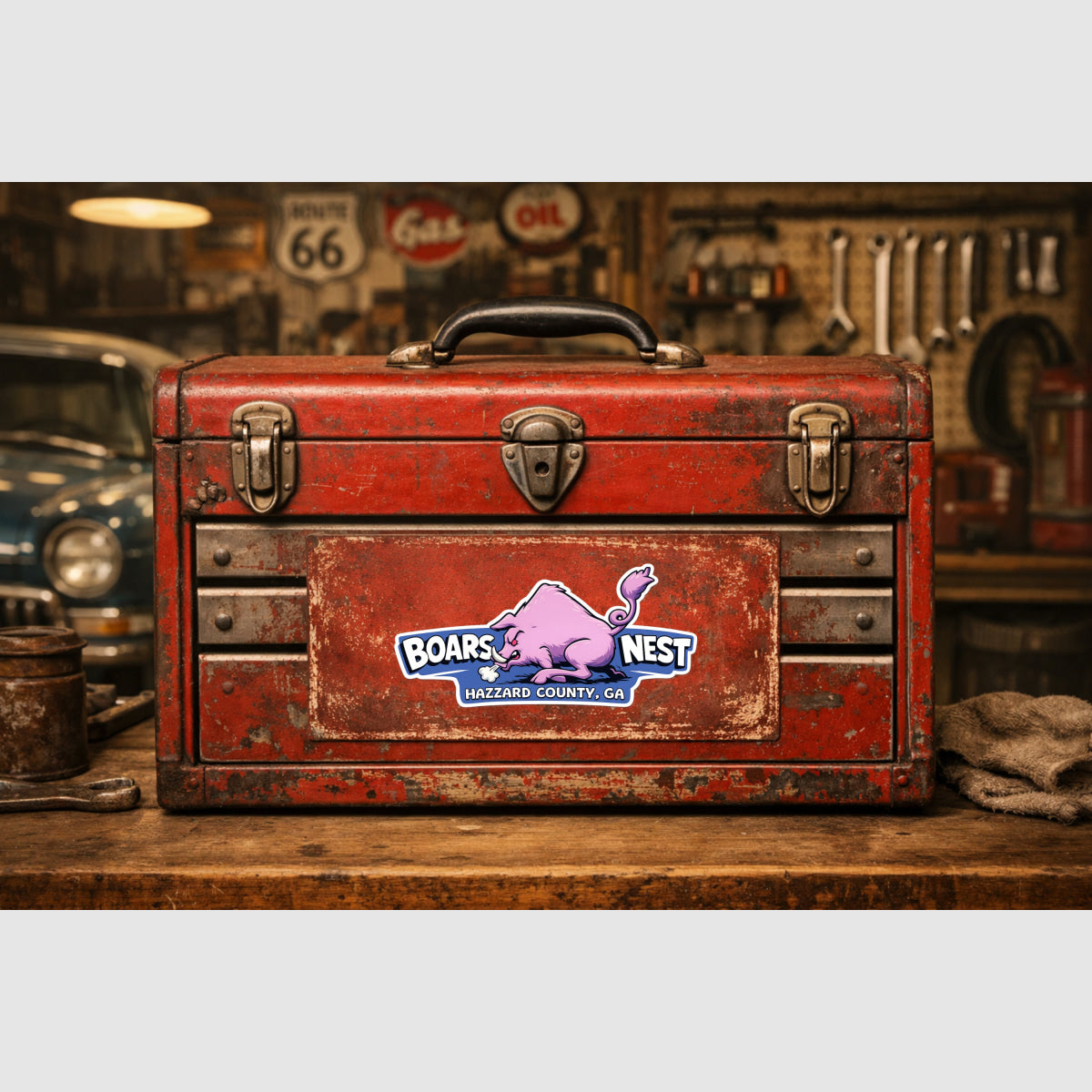 The Boars Nest Dukes of Hazzard Television Sticker Sticker Stickers