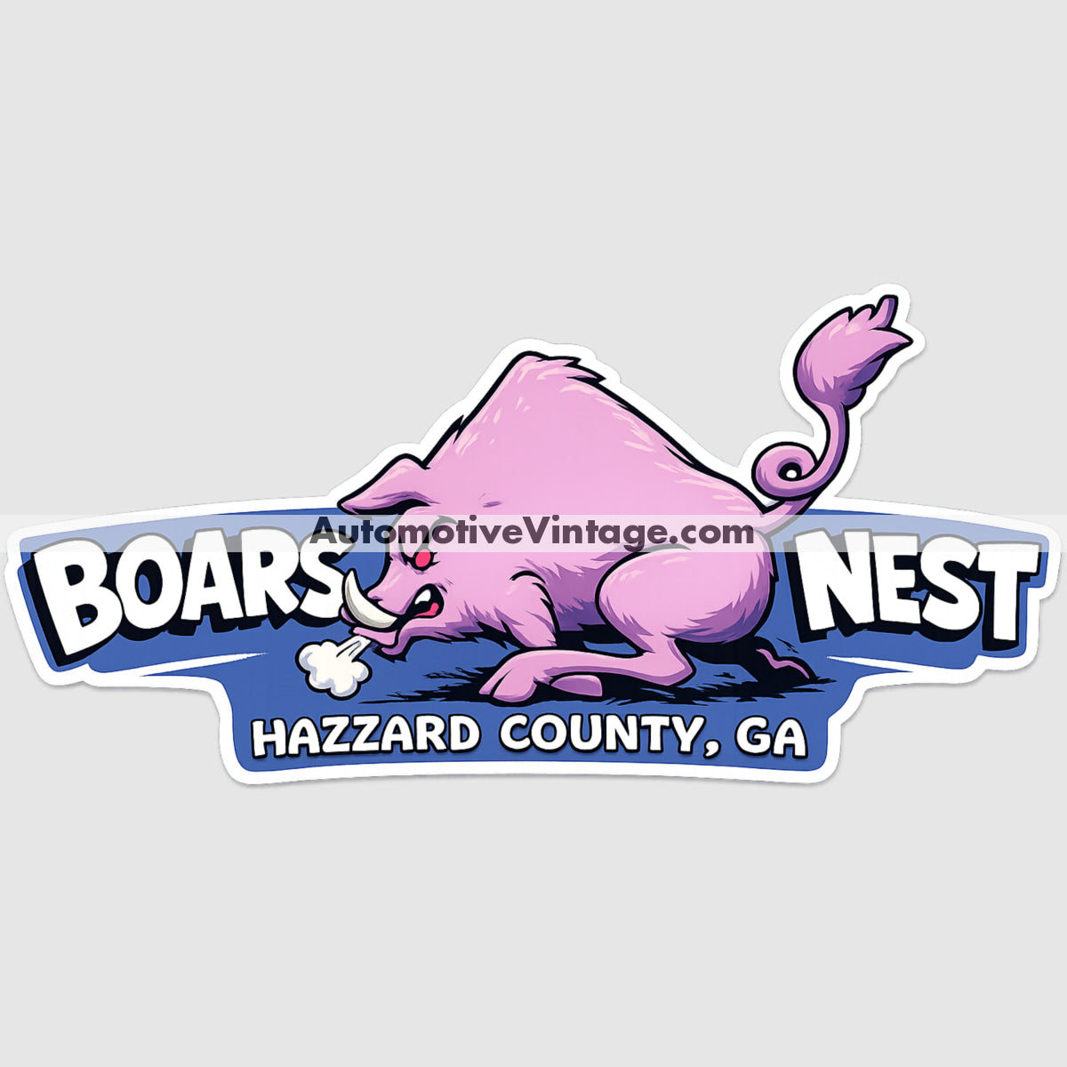 The Boars Nest Dukes of Hazzard Television Sticker Sticker Stickers