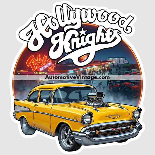 The Hollywood Knights Movie Sticker Sticker Stickers