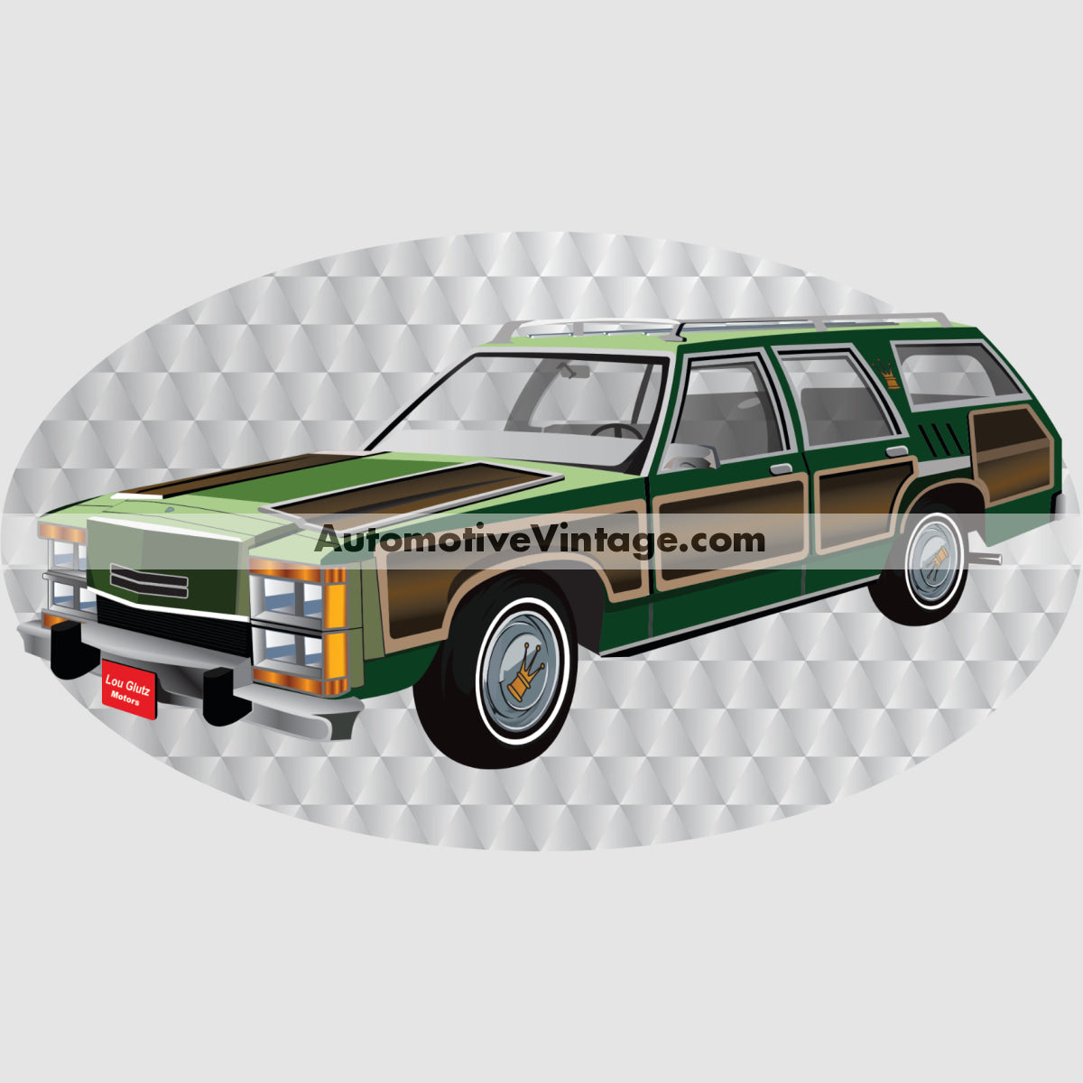 Vacation Family Truckster Famous Car Chest Logo T-shirt Famous Car T-Shirt