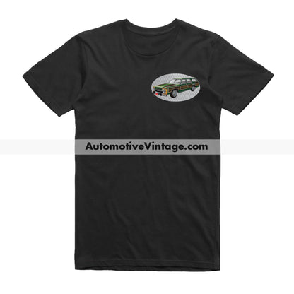 Vacation Family Truckster Famous Car Chest Logo T-shirt Black / S Famous Car T-Shirt