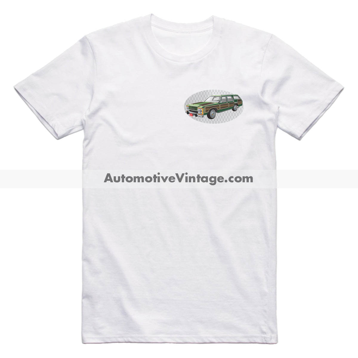 Vacation Family Truckster Famous Car Chest Logo T-shirt White / S Famous Car T-Shirt