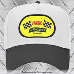 Vargo Dragway Perkasie Pa Drag Racing Hat Black/White