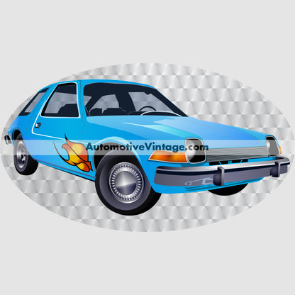Wayne’s World AMC Pacer Famous Car Chest Logo T-shirt Famous Car T-Shirt