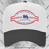 Westhampton Drag Strip Long Island Ny Racing Hat Black/White