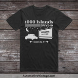 1000 Islands Drive-In Alexandria Bay New York Movie Theater T-Shirt Black / S Drive In T-Shirt