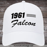 1961 Ford Falcon Car Hat White Model