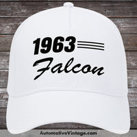 1963 Ford Falcon Car Hat White Model
