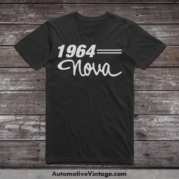 1964 Chevrolet Nova Car Model T-Shirt Black / S T-Shirt