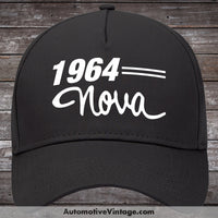 1964 Chevrolet Nova Car Hat Black Model