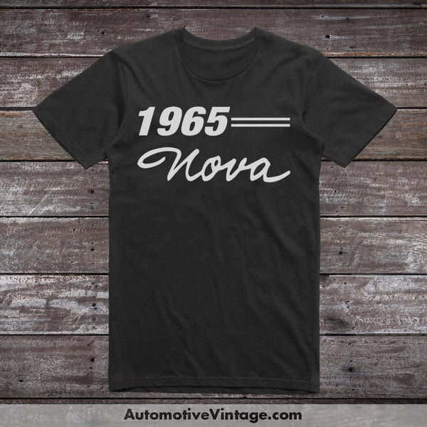 1965 Chevrolet Nova Car Model T-Shirt Black / S T-Shirt