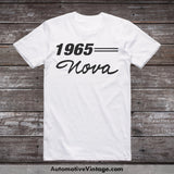 1965 Chevrolet Nova Car Model T-Shirt White / S T-Shirt