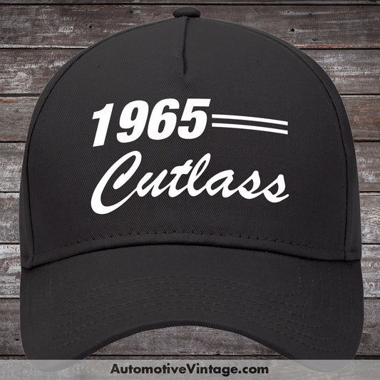 1965 Oldsmobile Cutlass Car Baseball Cap Hat Black Model