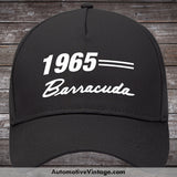 1965 Plymouth Barracuda Car Hat Black Model