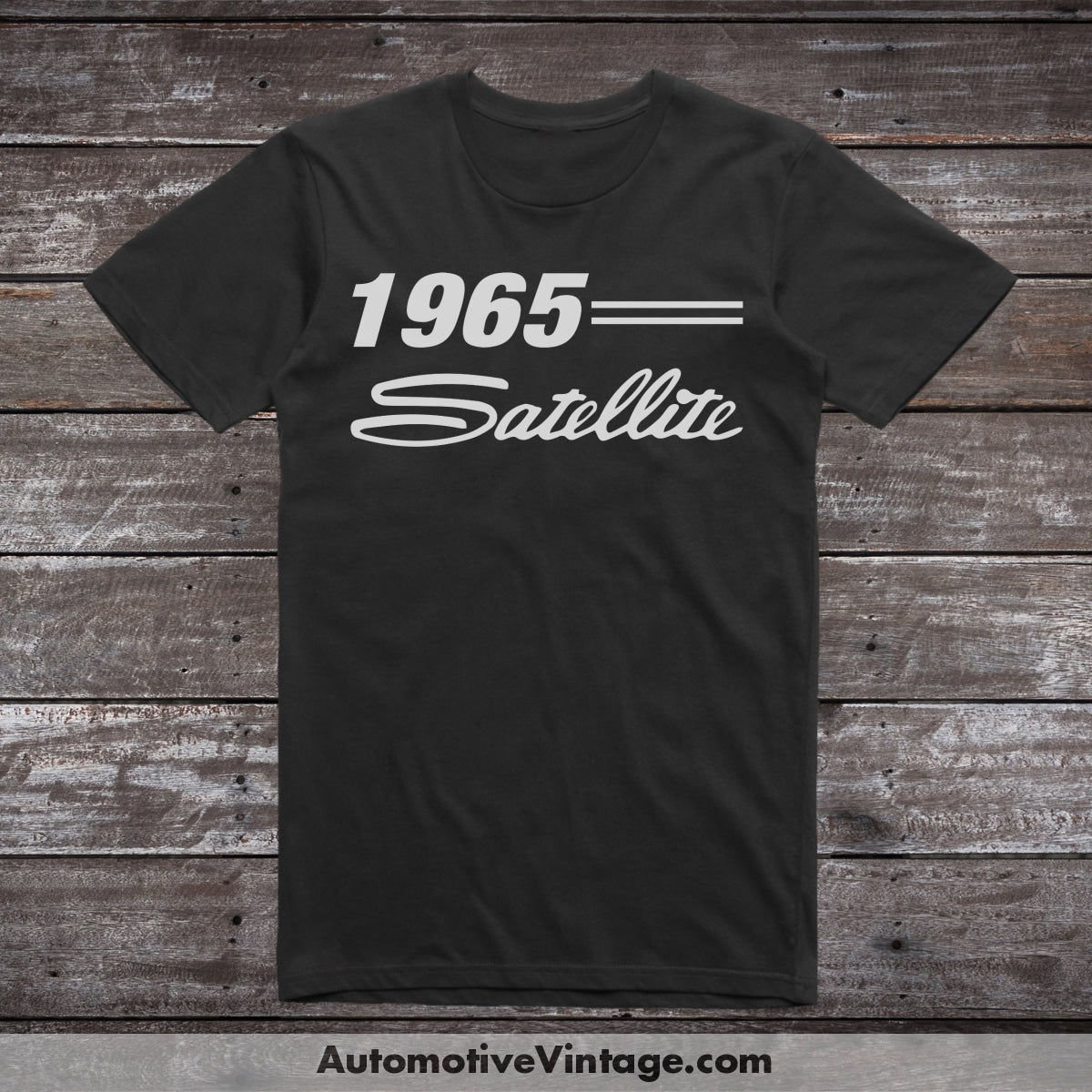 1965 Plymouth Satellite Car Model T-Shirt Black / S T-Shirt
