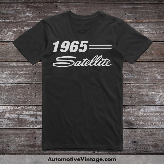 1965 Plymouth Satellite Car Model T-Shirt Black / S T-Shirt