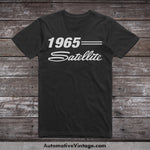 1965 Plymouth Satellite Car Model T-Shirt Black / S T-Shirt