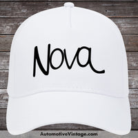 Chevrolet Nova 70S Emblem Car Hat White Model