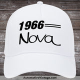 1966 Chevrolet Nova Car Hat White Model