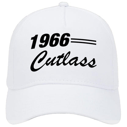 1966 Oldsmobile Cutlass Car Baseball Cap Hat White Model