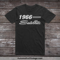 1966 Plymouth Satellite Car Model T-Shirt Black / S T-Shirt