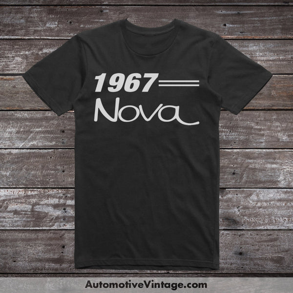 1967 Chevrolet Nova Car Model T-Shirt Black / S T-Shirt