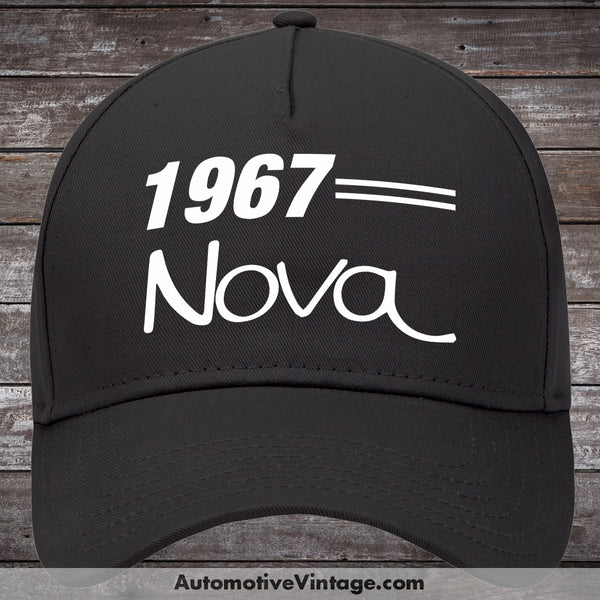 1967 Chevrolet Nova Car Hat Black Model