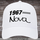 1967 Chevrolet Nova Car Hat White Model