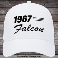 1967 Ford Falcon Car Hat White Model