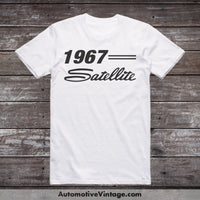 1967 Plymouth Satellite Car Model T-Shirt White / S T-Shirt