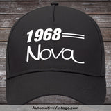 1968 Chevrolet Nova Car Hat Black Model