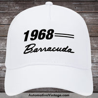 1968 Plymouth Barracuda Car Hat White Model