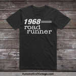 1968 Plymouth Road Runner Car Model T-Shirt Black / S T-Shirt
