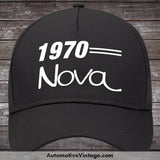 1970 Chevrolet Nova Car Hat Black Model