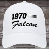 1970 Ford Falcon Car Hat White Model