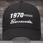 1970 Plymouth Barracuda Car Hat Black Model