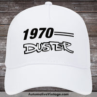 1970 Plymouth Duster Car Hat White Model